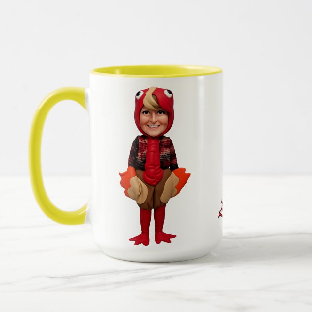 Tricia Party Truthahn Tasse (Links)