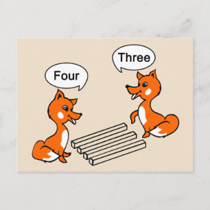 Trick Fox Postkarte
