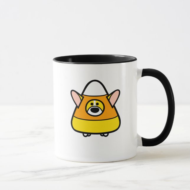 "Trick für Leckerei" Corgi Tasse (Rechts)