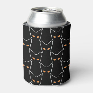 Trick-Leckerei-Schwarzeskitty-Katze Dosenkühler