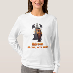 Trick, Leckerei und spukhaft sein T-Shirt