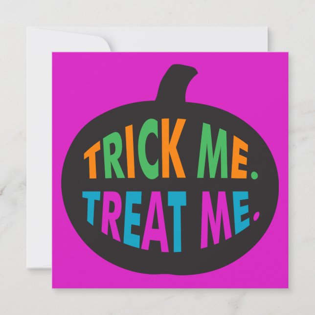 Trick Me Leckerei Me, Halloween Multi-Color (Vorderseite)