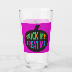 Trick Me Leckerei Me, Halloween Multi-Color Glas