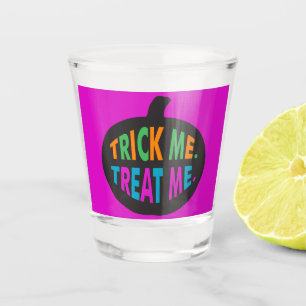 Trick Me Leckerei Me, Halloween Multi-Color Schnapsglas