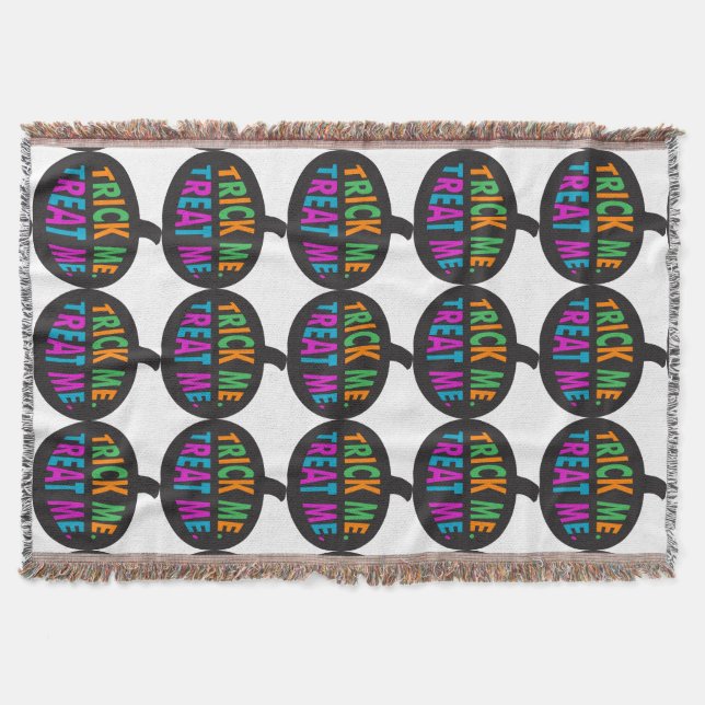 Trick Me Leckerei Me mehrfarbig Decke (Vorderseite)