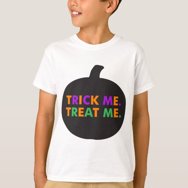 Trick Me Leckerei Me, Multi-Colors T-Shirt (Vorderseite)