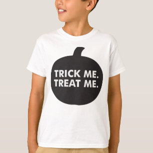 Trick Me Leckerei Me, Schwarz-weißer T - Shirt