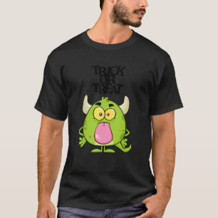 Trick oder behandeln Halloween Niedlich Monster Sp T-Shirt