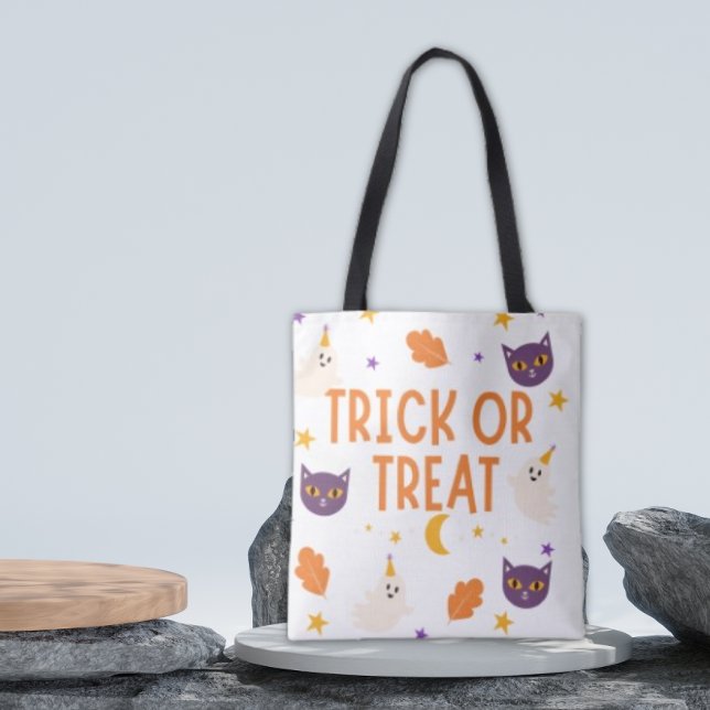 Trick oder behandeln lila und orange (Von Creator hochgeladen)