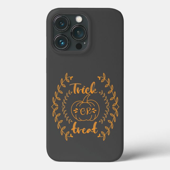 Trick oder Behandlung im Rahmen von Pflanze Case-Mate iPhone Hülle (Rückseite)