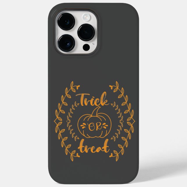 Trick oder Behandlung im Rahmen von Pflanze Case-Mate iPhone Hülle (Rückseite)