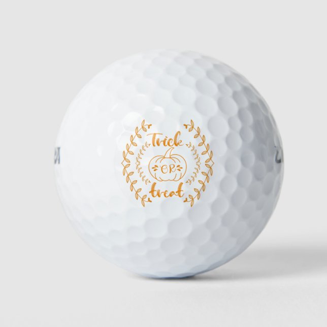 Trick oder Behandlung im Rahmen von Pflanze Golfball (Vorderseite)