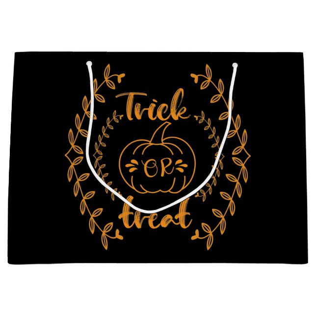 Trick oder Behandlung im Rahmen von Pflanze Große Geschenktüte (Vorderseite)