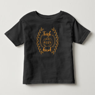 Trick oder Behandlung im Rahmen von Pflanze Kleinkind T-shirt