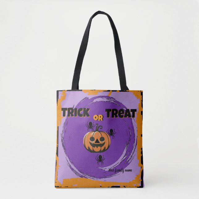 Trick oder Behandlung, Name, halloween orange Pump (Vorderseite)
