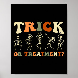 Trick oder Behandlung Physikalische Therapie Hallo Poster