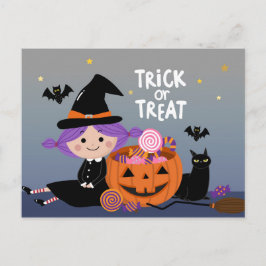 Trick oder Behandlung Postkarte