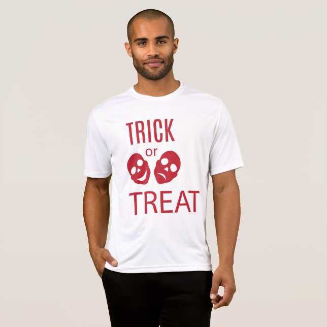 Trick oder Behandlung T-Shirt (Vorne ganz)