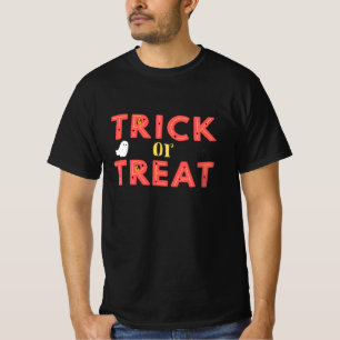 Trick oder Behandlung von Frauen und Männern T-Shirt