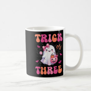 Trick oder drei Halloween 3 Jahre alt Geist Birthd Kaffeetasse