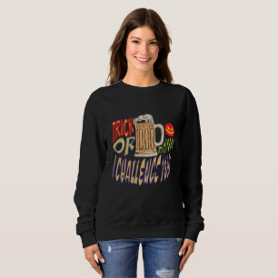 Trick oder Drink, glücklicher Halloween-Spooky Boo Sweatshirt