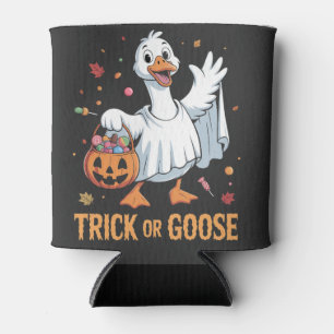 Trick oder Gänsehaut Halloween Gänsefreunde Dosenkühler