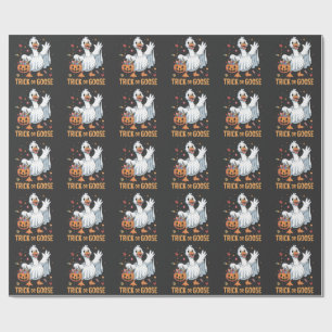 Trick oder Gänsehaut Halloween Gänsefreunde Geschenkpapier
