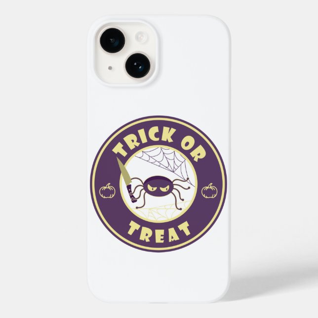 Trick oder gönnen halloween Starbucks Stil Case-Mate iPhone Hülle (Rückseite)