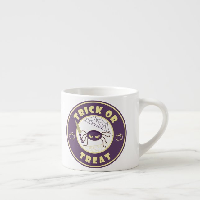 Trick oder gönnen halloween Starbucks Stil Espressotasse (Rechts)