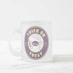 Trick oder gönnen halloween Starbucks Stil Mattglastasse