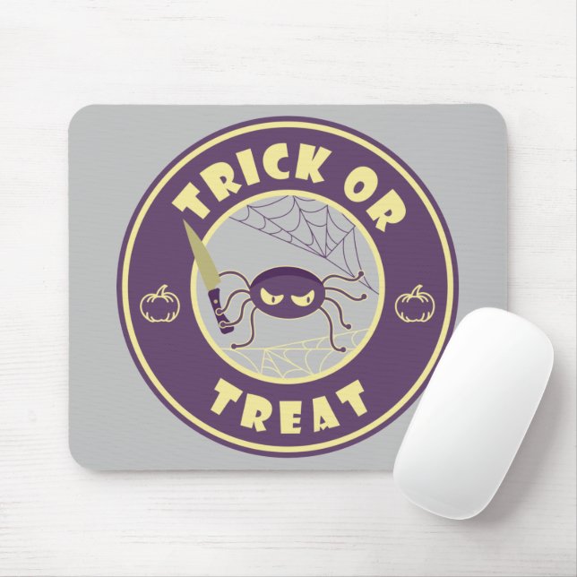 Trick oder gönnen halloween Starbucks Stil Mousepad (Mit Mouse)