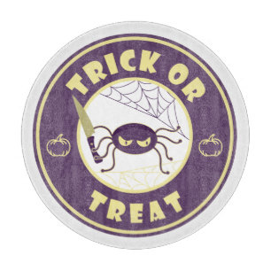 Trick oder gönnen halloween Starbucks Stil Schneidebrett