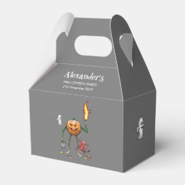 Trick oder gönnen Kürbis mit Freunden Geschenkschachtel