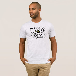 Trick oder Leckerbissen Halloween-Design T-Shirt