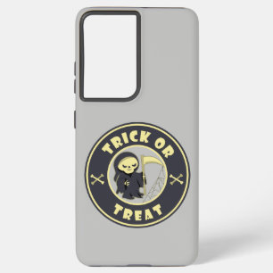 Trick oder Leckerbissen Halloween grimmigem Sensen Samsung Galaxy Hülle
