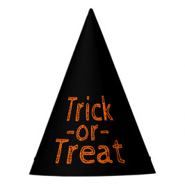 Trick-oder-Leckerei Black and Orange Halloween The Partyhütchen
