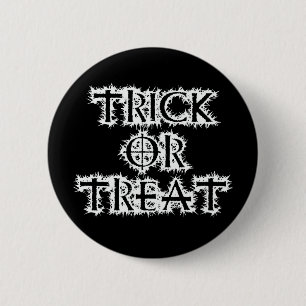 Trick oder Leckerei Button