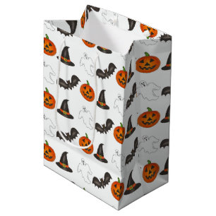 Trick-oder-Leckerei Halloween Bat Pumpkin Ghost He Mittlere Geschenktüte