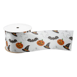 Trick-oder-Leckerei Halloween Bat Pumpkin Ghost He Satinband