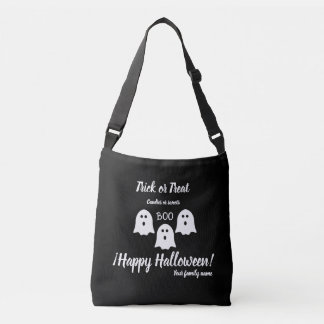 Trick oder Leckerei, Name, halloween personalisier Tragetaschen Mit Langen Trägern