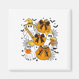 Trick oder lehren Ghost Lehrer Halloween Retro Flo Magnet