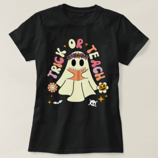 Trick oder Lehrer Retro Vintag T-Shirt