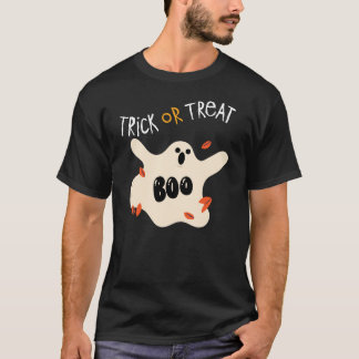Trick oder Lust auf T-Spaß-Ghost-Design T-Shirt