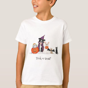 Trick oder Lust? Hunde in Halloween-Kostümen T - S T-Shirt