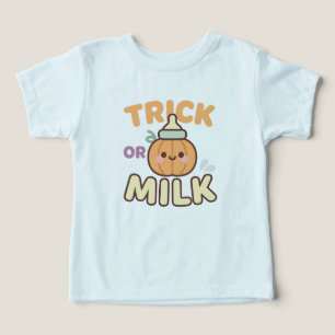 Trick oder Milk Baby Pumpkin Flasche Design