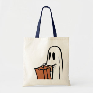 Trick oder Taschen für Kinder behandeln. Ghost