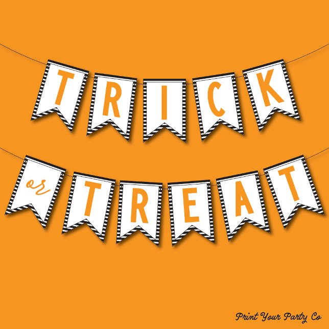 Trick- oder Treat-Banner Wimpelkette (Von Creator hochgeladen)