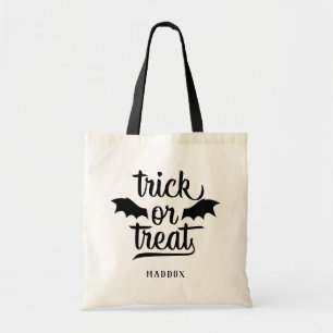 Trick oder Treat Bat Wings Halloween Tragetasche