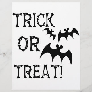 Trick oder Treat Bats! Flyer