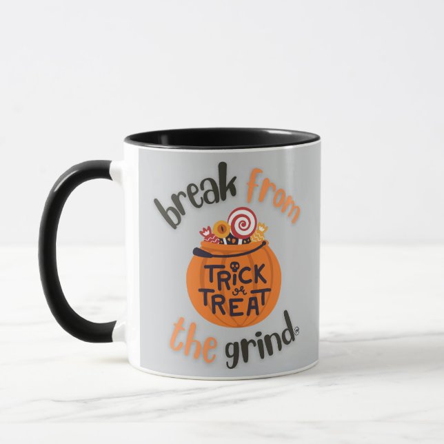 Trick oder Treat BFTG-Kaffee-Tasse Tasse (Links)